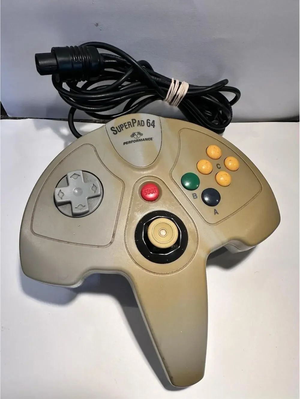 SuperPad 64 N64 Third Party Controller - Tight Joystick VGC TESTED WORKING